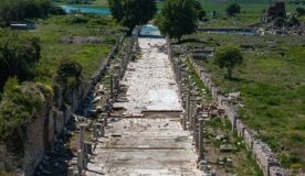 A ‘stone hospital’ has been set up in Ephesus for the restoration of stones